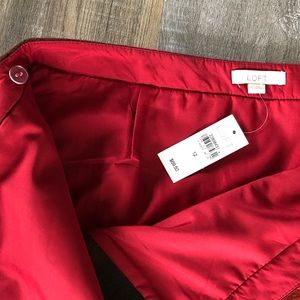 Loft Multi Color Acrylic/Polyester/Wool Skirt